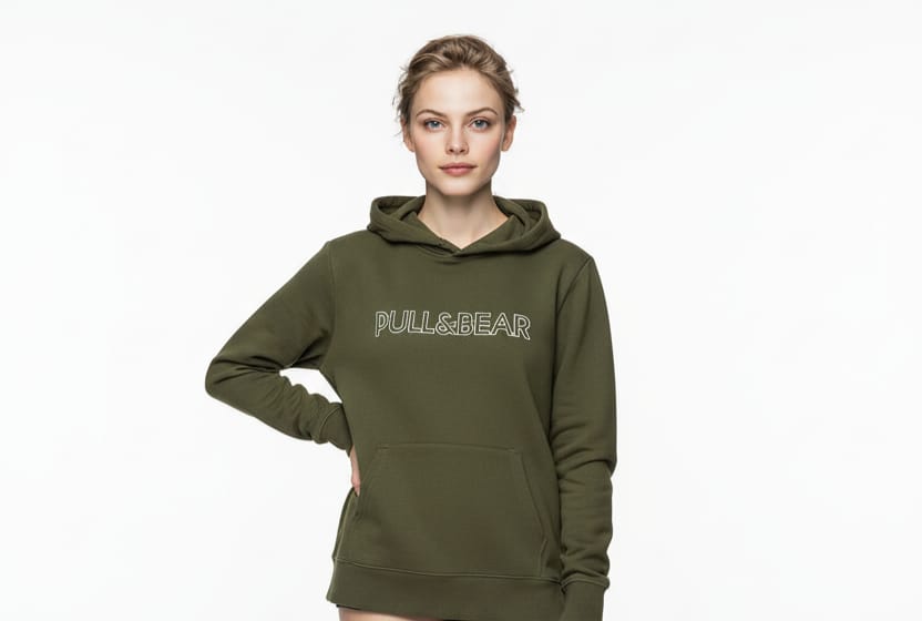 GREAN PULL & BEAR STYLISH HOOD